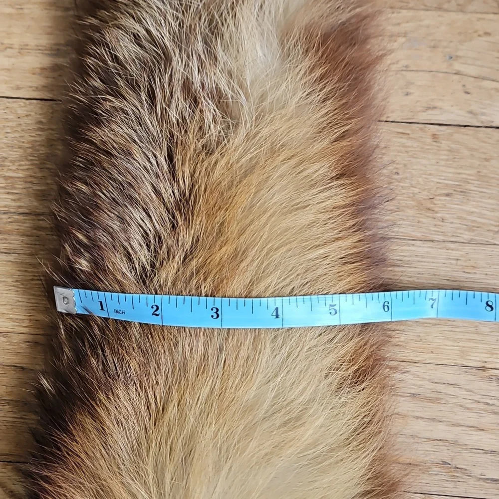 Vintage Fox Fur Collar With Mink Face